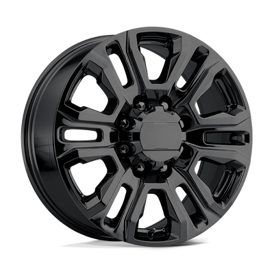 OE Creations - PR207 - Black - Gloss Black - 22" x 8.5", 15 Offset, 8x165.1 (Bolt pattern), 121.3mm HUB