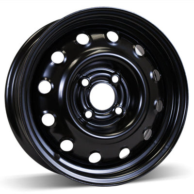 RSSW - Steel - Black - 14" x 5.5", 44.5 Offset, 4x100 (Bolt pattern), 60.1mm HUB
