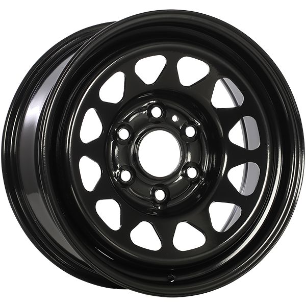 RTX Wheels - Steel Wheel - Black - 17" x 8", 24 Offset, 6x139.7 (Bolt pattern), 78.10mm HUB